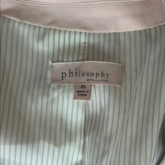 Philosophy Pink Tailored Blazer for Formal Occasions - Picture 2 of 7